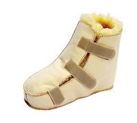 Lambskin, stivale anti-decubito per piede sinistro, in pelle merino australiana, massima morbidezza, taglia S