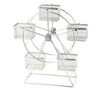 LAMDNL Design ruota panoramica porta snack dessert e patatine fritte in acciaio inox, supporto per cupcake, regalo, conveniente per alimenti, snack, espositore per la conservazione