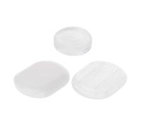Lamdoo - Gommini salva-lobo in silicone per orecchini a clip, confortevoli e a prova di dolore, 50 pezzi, colore: trasparente