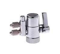 Lamdoo Rubinetto Filtro Acqua Dual Deviatore valvola M22 A 1/4"in Ottone Cromato