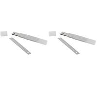 Lame a scatto KWB 9 mm per coltelli da taglio 022990 (10 pezzi, molto affilati, in pratica scatola dispenser) (Confezione da 2)