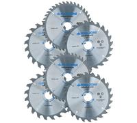 Lame circolari TCT da 184 mm grossolane - fini 20 24 40 denti + anelli...