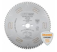 Lame CMT industriali cromate e silenziate a denti alternati Cod.: 285.696.16M