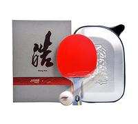 Lame da competizione offensive con custodia, racchetta ping pong in legno a 5 strati