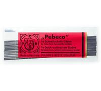 LAME DA TRAFORO PER LEGNO NIQUA PEBECO MADE IN GERMANY (1 GROSS = 144 PEZZI)