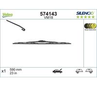 Lame Del Tergicristallo 590Mm, Sensore Di Usura Ottico VALEO Per BMW 5 E34