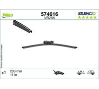 Lame Del Tergicristallo Posteriore 280Mm VALEO Per JEEP RENEGADE SUV