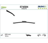 Lame Del Tergicristallo Posteriore 400Mm VALEO Per PORSCHE PANAMERA (970)
