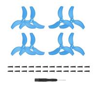 Lame d'elica colorate con viti per DJI Avata 2, ricambio eliche d'ala accessori (Blu 4 paia)