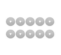 Lame di ricambio 45mm, taglierino multifunzionale, acciaio legato affilato, resistenti lama cutter per tessuto, carta, pelle, film sottile, 10 pezzi