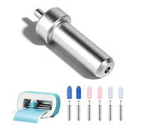 Lame di ricambio compatibili con Cricut Joy Xtra/Extra, 6 lame da taglio con 1 supporto, lame a punta fine da 30/45/60 gradi, adatte per vinile, cartone, tessuto (argento)