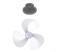 Lame di ricambio da 40,6 cm per ventilatori standard a piedistallo, in materiale plastico con attacco per dado per un funzionamento silenzioso e una circolazione dell'aria efficiente (bianco)
