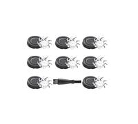 Lame Di Ricambio For Rasoio Elettrico, Compatibili Con SKULL SHAVER, Testina Di Ricambio For Rasoio Elettrico Pitbull Carver PRO A 4 Testine(8B pcs)