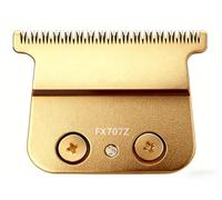 Lame di Ricambio FX707Z DLC Compatibili con BaBylissPRO FX787 e FX726 - Lame per Trimmer Barberology (Oro, 1 Confezione)