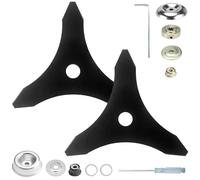 Lame di Ricambio,Lame Tosaerba Sostituzione 25.4mm,Lame per Tagliaerba,Lame Ricambio Tagliabordi,Coltello Decespugliatore,Lama per Decespugliatore,per Decespugliatori Tagliaerba da Giardino