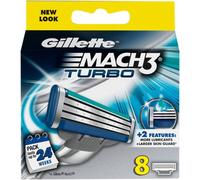 Lame di ricambio per rasoio da uomo Gillette Mach3 Turbo - 8 confezioni di ricariche