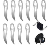 Lame Di Ricambio per Tagliaerba, 10 Pezzi Lame in Metallo Di Ricambio per Deces