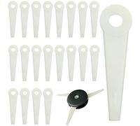 Lame di Ricambio per Tagliaerba, RosyFate 20 Pezzi Lama Tagliaerba, Lame per Decespugliatore Stihl, Lame Tosaerba Universali, Accessori Tagliaerba, per Stihl PolyCut 6-3 20-3