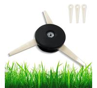 Lame di Ricambio per Tagliaerba, RosyFate 3 Pezzi Lama Tagliaerba, Incluso Disco per Decespugliatore, Lame per Decespugliatore Stihl, per Stihl PolyCut 6-3