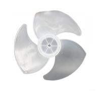Lame di ricambio per ventole, 2 circolatori d'aria in plastica da 17,8 cm con foro a D da 6 mm, funzionamento silenzioso per il raffreddamento interno in casa o in ufficio (bianco)