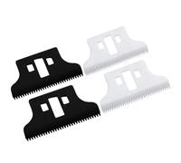 Lame di ricambio professionali a doppia T larga #2215, lama mobile in ceramica con zirconio compatibile con Wahl 5 Star Detailer con filo/senza fili (multicolore, 4)