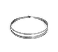 Lame for seghe a nastro in metallo di alta qualità, 3 lame for seghe a nastro HSS M42 10/14 TPI, lame for seghe a nastro bimetalliche da 68-1/4 pollici*1/2 pollice for il taglio del metallo