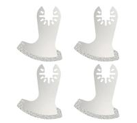 Lame For Seghe Diamantate Multiuso Oscillanti For Metallo, Legno, Stucco, Cemento, Taglierina Lame For Seghe Diamantate Oscillanti(4pcs)