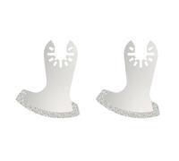 Lame For Seghe Diamantate Multiuso Oscillanti For Metallo, Legno, Stucco, Cemento, Taglierina Lame For Seghe Diamantate Oscillanti(2pcs)