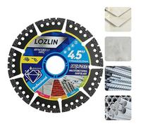 Lame for Seghe Multiuso Diamantate, Disco Da Taglio for Piastrelle Da 4,5 Pollici for Smerigliatrice Angolare, Disco Super Sottile E Indistruttibile for Il Taglio Di Piastrelle, Marmo(1pc)