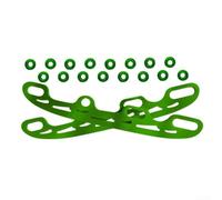 Lame in acciaio inox per la conversione dei pattini in linea, aggiorna efficacemente i tuoi pattini a rotelle ai pattini da ghiaccio (piccolo verde)