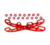 Lame in acciaio inox per la conversione dei pattini in linea, aggiorna efficacemente i tuoi pattini a rotelle ai pattini da ghiaccio (piccolo rosso)