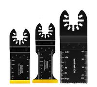 Lame oscillanti in acciaio al carbonio da 34 mm, 3 pezzi, per legno e plastica