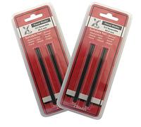 Lame per pialla 80,5 mm in carburo di tungsteno reversibili per DeWalt, Makita, Elu, NuTool, Bosch, AEG, Haffner 80 mm - 2 coppie di coltelli per pialla elettrica