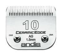 Lame per Rasoio da Barba Andis 10 Ceramica Acciaio Cromato Cane