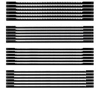 Lame per Sega a Scorrimento in Acciaio al Carbonio Lama per Sega da Traforo a Taglio Fine 10/14/18/24 denti per Legno Plastica Schiuma Intaglio 127 mm 24 Pezzi