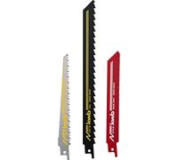 Kwb set 3 pz lame sega a gattuccio alternative e elettriche per legno e metallo