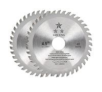 Lame per sega circolare 115 x 22,2 mm, 40 denti Disco da taglio Legno Carburo Finitura Sete per Metallo Legno Pietra Vetro Plastica Disco Taglia Senza Filo Sedienti da Disco (2 pz.)