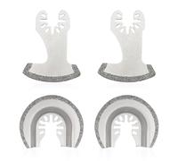 Lame per sega da 4 pezzi, strumento per la rimozione della malta, lama multiutensile, strumento per malta, strumento per la rimozione della malta del ponte, accessori multiutensile, lama multiutensile