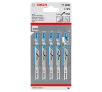 Lame Per Seghe A Gattuccio Bosch Basic Metal Cutting 5 Pezzi T118B