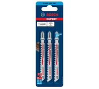 Lame Per Seghe A Gattuccio Bosch Expert Per Legno Duro 3 Pezzi T144DHM