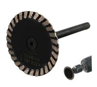 Lame per seghe diamantate da 50 mm/2 pollici, piccole e robuste, con manico, disco da taglio per incisione, accessorio per utensili rotanti per cemento, granito, arenaria, per cemento.