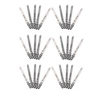 Lame per seghetto a denti inversi, con gambo a T, per tagliare legno, plastica, 10 TPI