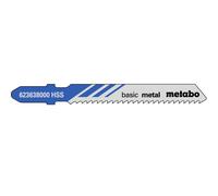 Metabo 5 Lame per seghetto alternativo "Basic metal" 51/2,0mm, HSS Quantità:25