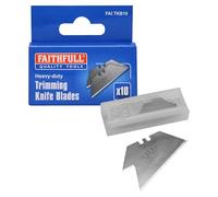 Lame per taglierino Faithfull Heavy-Duty con dispenser a busta - Confezione da 10