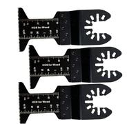 Lame per utensili oscillanti da 3 pezzi Lame multiutensile universali a sgancio rapido Lama per multifunzionale per chiodi metallici in materiale duro - Oscillante