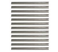 Lame pialla HSS premium lunghezza 82 mm set 12 pezzi perfette per la lavorazione