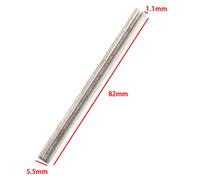 Lame pialla HSS premium lunghezza 82 mm set 12 pezzi perfette per la lavorazione