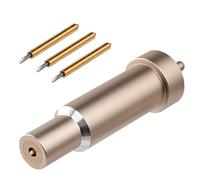 Lame Premium a Punta Fine + Housing per Maker 3/Maker/Explore 3/Air 2/Air/One, Oro, Per Tagliare Vinile Glitter, Cartoncino, Pelle Sintetica, FOI Adesivo, Vinile per Trasferimento Termico, 3 Lame