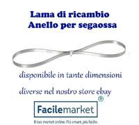5 Lame Ricambio Anello Segaossa 1650x16x6 mm con Punte Temperate Salvador