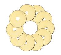 Lame Rotanti da 45 mm, 10 PCS Lama di Ricambio per Taglierina Rotante Lame Rotanti per Tessuti, Carta, Scrapbooking, Compatibili con Olfa, Turecut, in Titanio